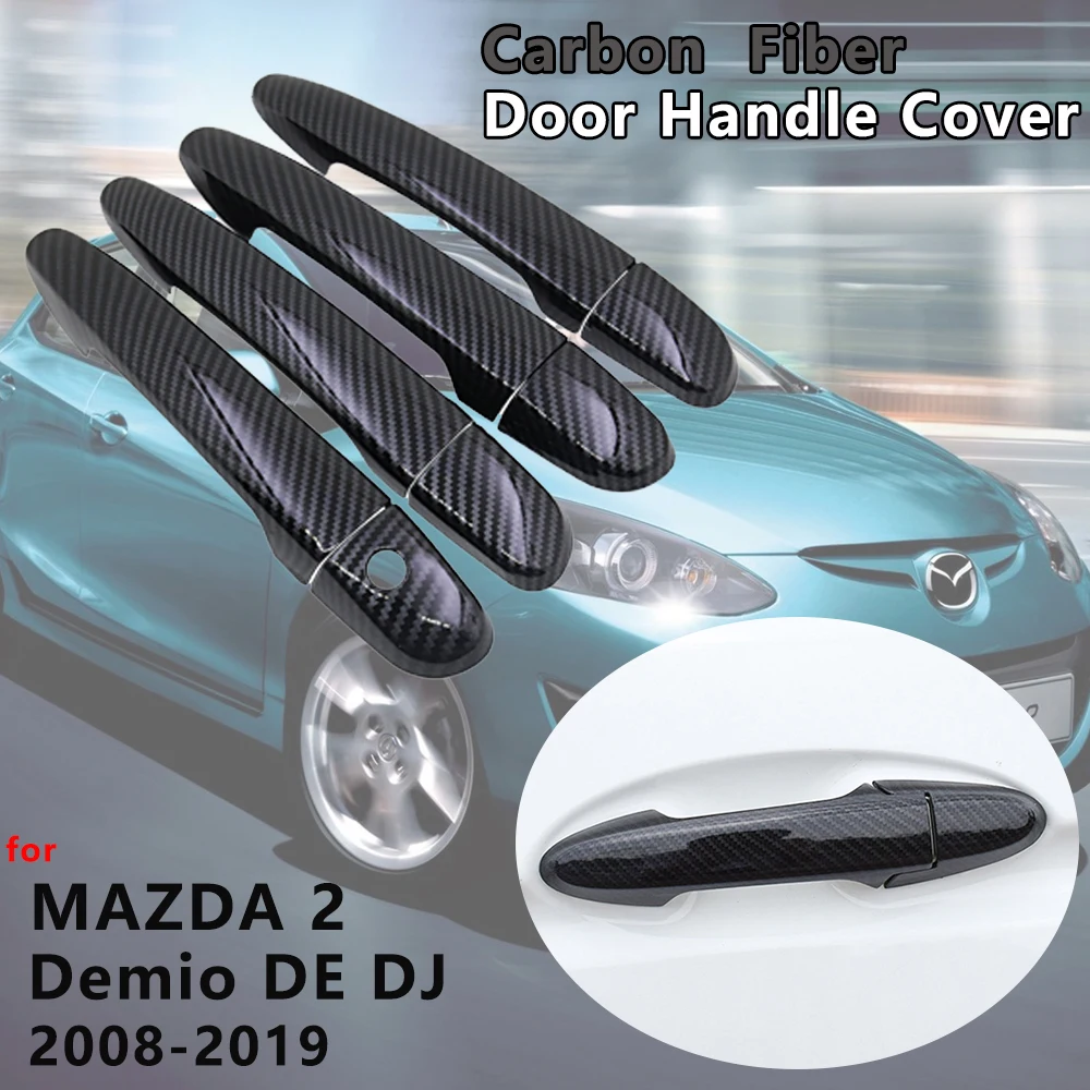 4 PCS Exterior Carbon Fiber Door Handle Cover Catch Trim Car Accessories for Mazda 2 Demio MK3 MK4 DE DJ 2008~2019 2014 2015
4 PCS Exterior Carbon Fiber Door Handle Cover Catch Trim Car Accessories for Mazda 2 Demio MK3 MK4 DE DJ 2008~2019 2014 2015