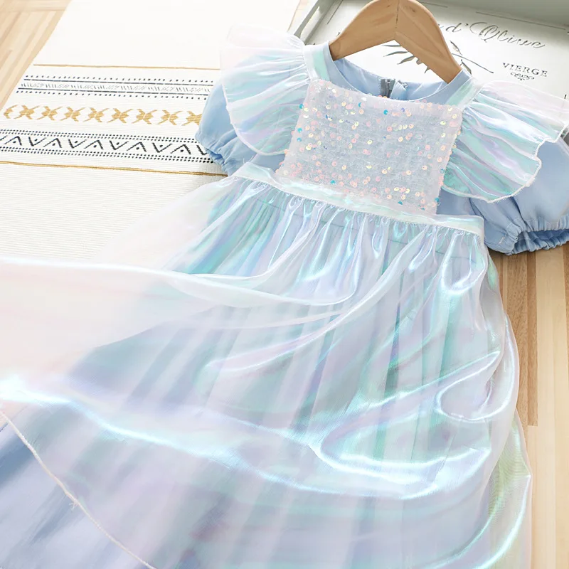 3-10 Years High Quality Summer Girl Dress 2021 New Lace Chiffon Flower Draped Ruched Kid Children Clothing Girl Princess Dress
3-10 Years High Quality Summer Girl Dress 2021 New Lace Chiffon Flower Draped Ruched Kid Children Clothing Girl Princess Dress