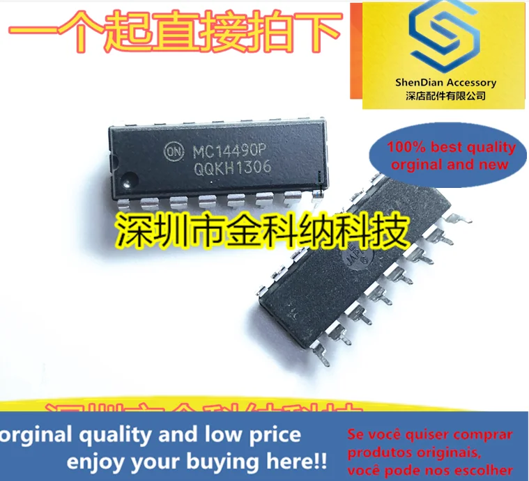 10pcs only orginal new MC14490PG MC14490P logic device chip IC straight plug DIP-16 pin
10pcs only orginal new MC14490PG MC14490P logic device chip IC straight plug DIP-16 pin