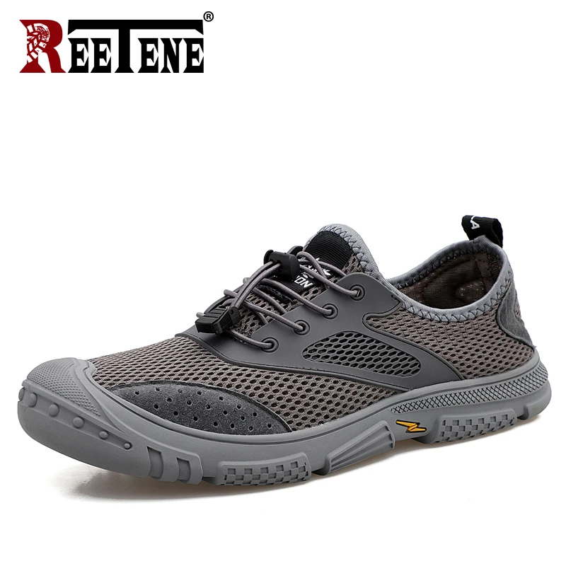 REETENE Big Size 38-46 Men'S Casual Shoes Summer Comfort Men Mesh Shoes Breathable Sneakers Men Non-Slip Sport Net Shoes Male
REETENE Big Size 38-46 Men'S Casual Shoes Summer Comfort Men Mesh Shoes Breathable Sneakers Men Non-Slip Sport Net Shoes Male