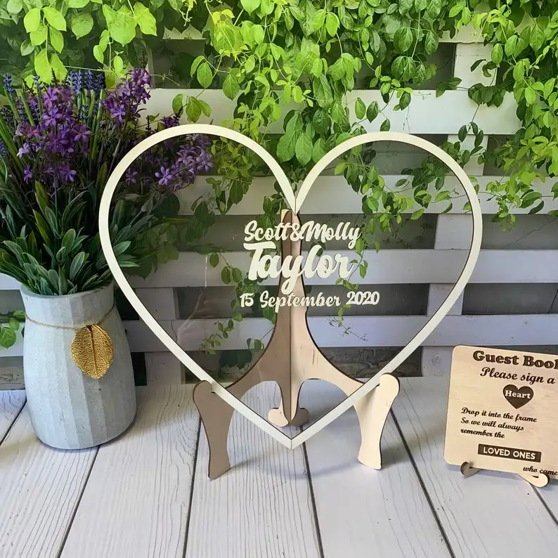 Acrylic heart shaped wedding guest book alternative,Transparent heart guestbook,Clear wedding drop box,Heart drop box
Acrylic heart shaped wedding guest book alternative,Transparent heart guestbook,Clear wedding drop box,Heart drop box
