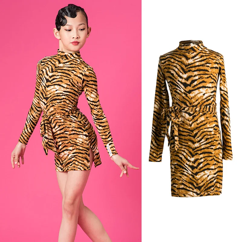 Leopard Latin Dance Dress For Girls Tap Dance Wear Samba Costume Designer Clothes Salsa Dance Outfit Fashion Black Dress JL2524
Leopard Latin Dance Dress For Girls Tap Dance Wear Samba Costume Designer Clothes Salsa Dance Outfit Fashion Black Dress JL2524
