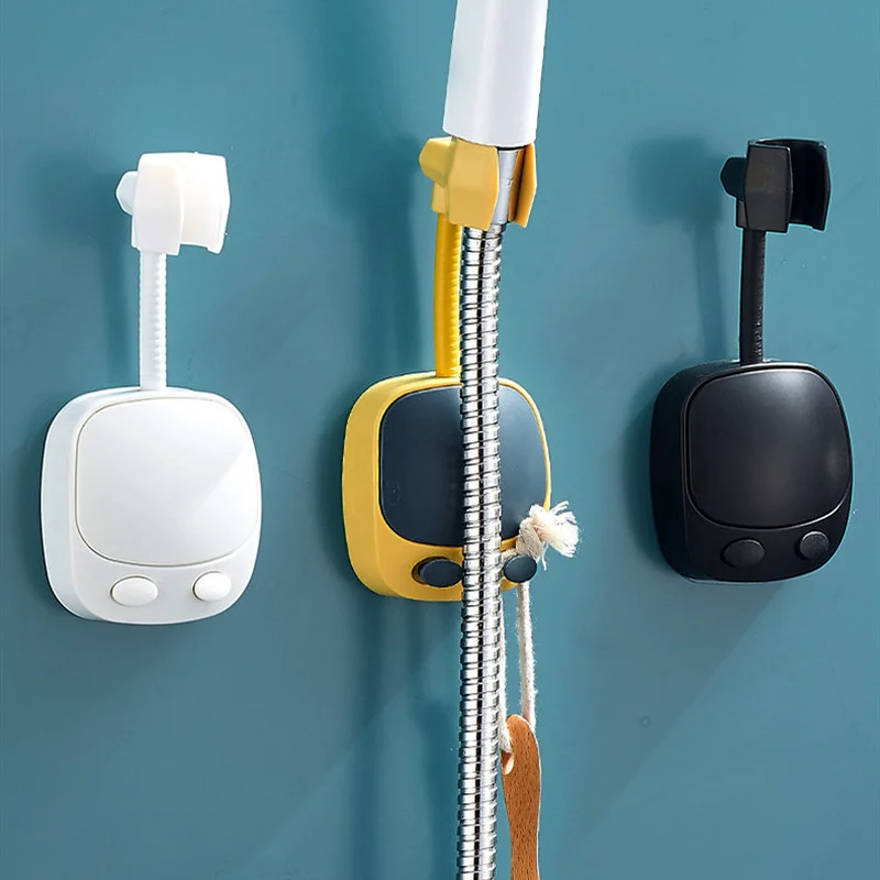 Shower Holder Punch-Free Bathroom Bracket Adjustable 360 Degree Rotation Wall Mount With Hook Showerhead Fixed Base Faucet Parts
Shower Holder Punch-Free Bathroom Bracket Adjustable 360 Degree Rotation Wall Mount With Hook Showerhead Fixed Base Faucet Parts