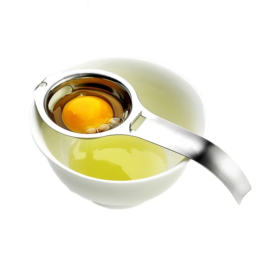 Stainless Steel Egg Separator Egg Yolk White Separator Filter Long Handle Egg Divider Baking Cooking Tools Kitchen Gadgets
Stainless Steel Egg Separator Egg Yolk White Separator Filter Long Handle Egg Divider Baking Cooking Tools Kitchen Gadgets