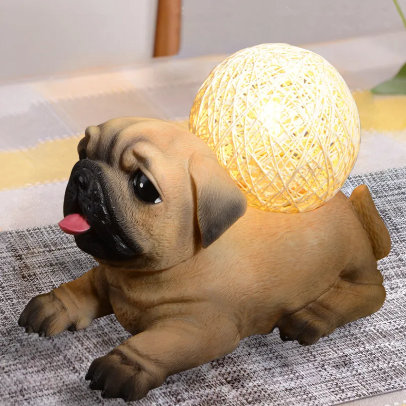 Nordic Home Living Room Bedroom Decoration Table Lamp Cute Pet Puppy Personality Creative Table Lamp Decoration AC85-265V E27
Nordic Home Living Room Bedroom Decoration Table Lamp Cute Pet Puppy Personality Creative Table Lamp Decoration AC85-265V E27