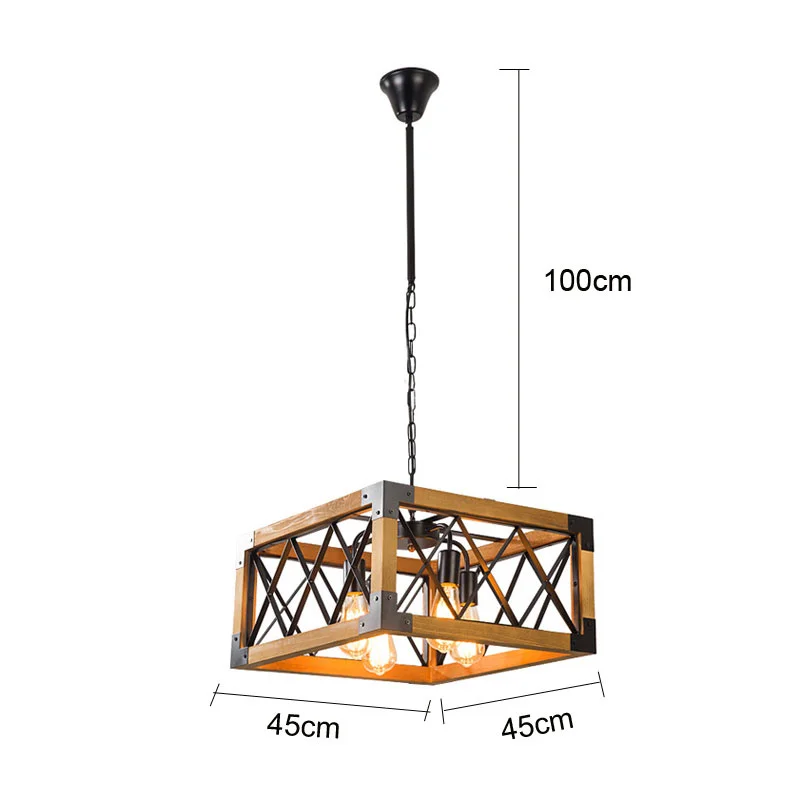 Vintage Loft Wooden Chandelier Retro Industrial Living Room Bedroom Lamp Dining Room Coffee Shop Bar American Pendant Lamp
Vintage Loft Wooden Chandelier Retro Industrial Living Room Bedroom Lamp Dining Room Coffee Shop Bar American Pendant Lamp
