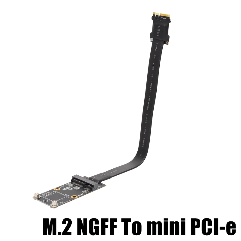 NGFF M.2 Wi-Fi Interface A.E Key Wireless Network Adapter Extension Mini-pcie MPCIe Ribbon Extender Cable
NGFF M.2 Wi-Fi Interface A.E Key Wireless Network Adapter Extension Mini-pcie MPCIe Ribbon Extender Cable