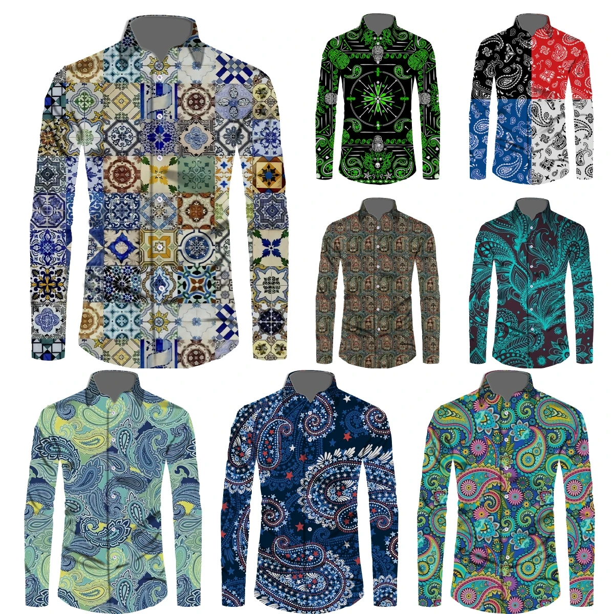 Cozy Bandana Plus Size Clothing Men Hot Sale Bandana clothes Male Upscale Casual Dress Streetwear Male Shirts
Cozy Bandana Plus Size Clothing Men Hot Sale Bandana clothes Male Upscale Casual Dress Streetwear Male Shirts