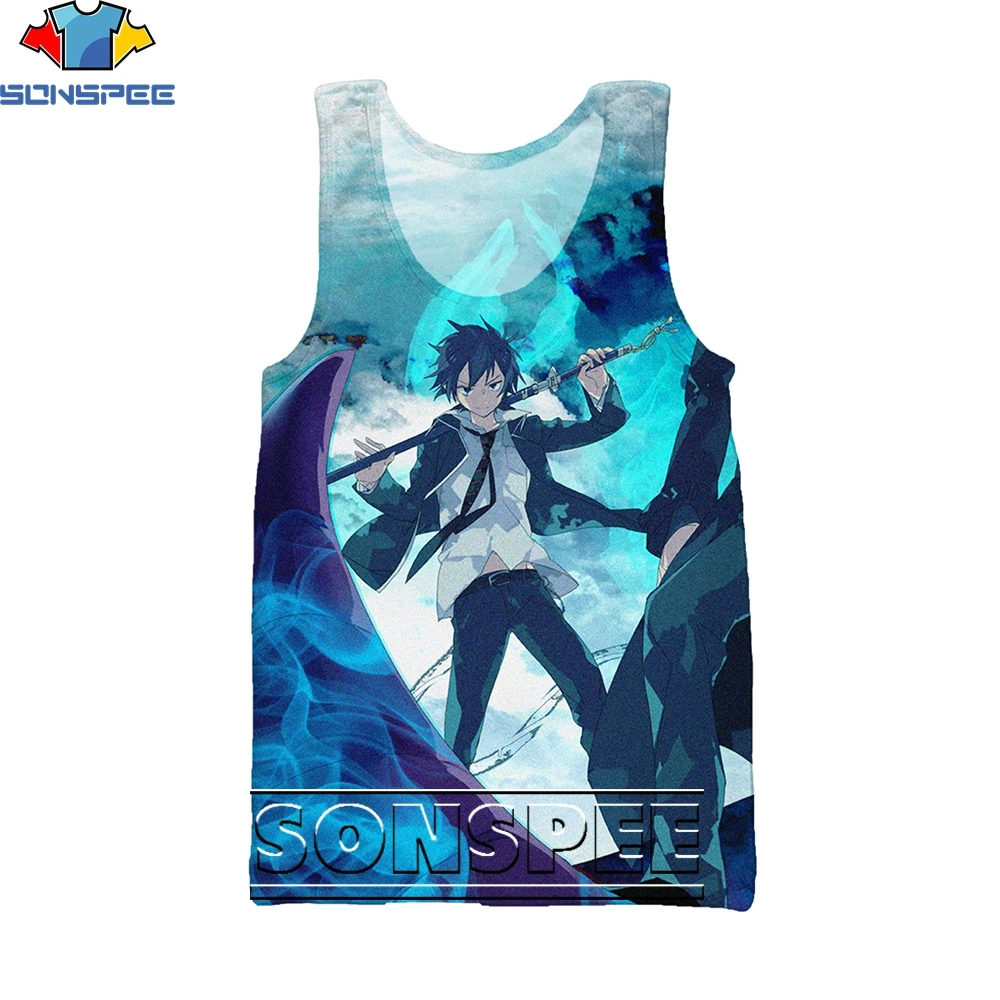 SONSPEE 3D Printing Blue Exorcist Anime Summer Sleeveless Vest Men/Ladies Cute Fashion Hip Hop Trend Sports All-match Casual Top
SONSPEE 3D Printing Blue Exorcist Anime Summer Sleeveless Vest Men/Ladies Cute Fashion Hip Hop Trend Sports All-match Casual Top