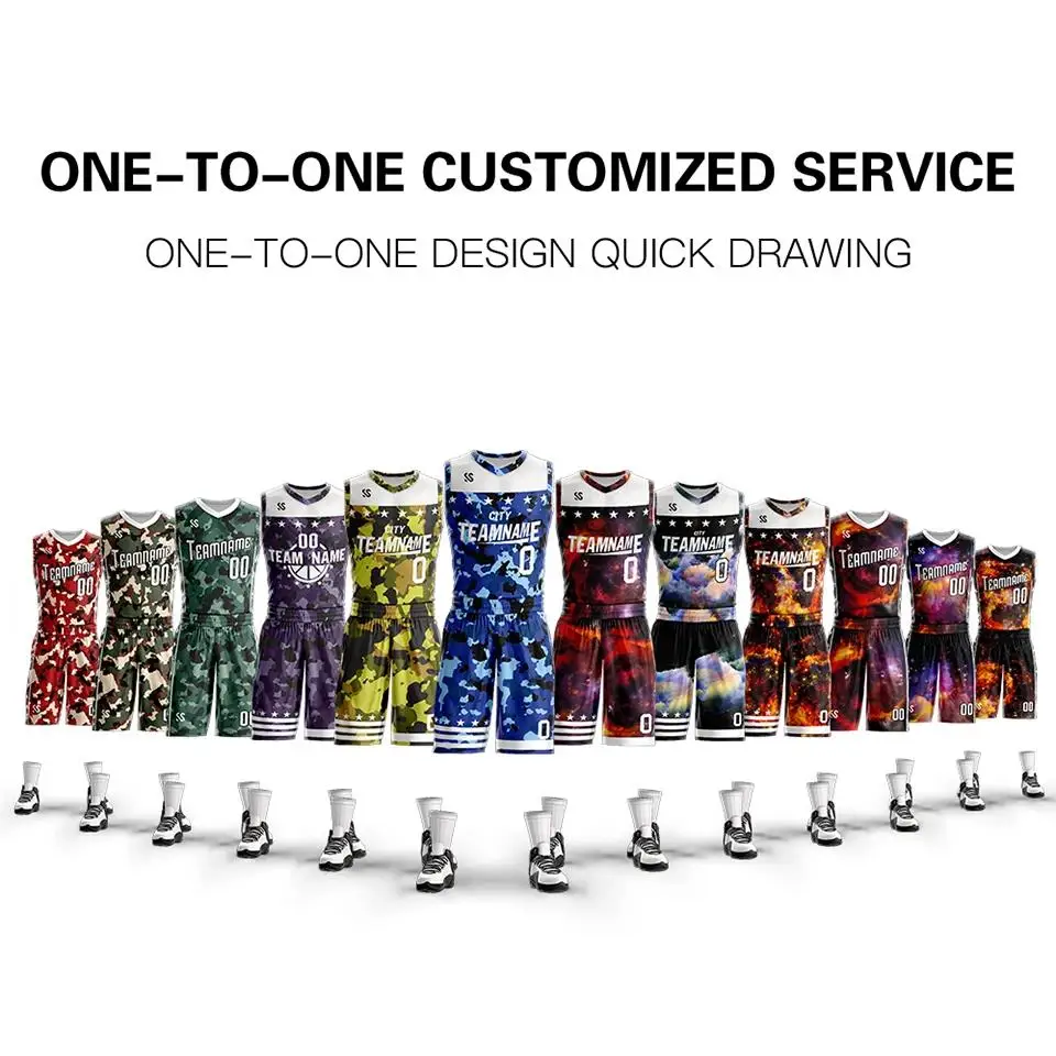 Design Shirts Quick Dry Sport Wear Customized Team Mens Youth Basketball Set Jerseys
Design Shirts Quick Dry Sport Wear Customized Team Mens Youth Basketball Set Jerseys