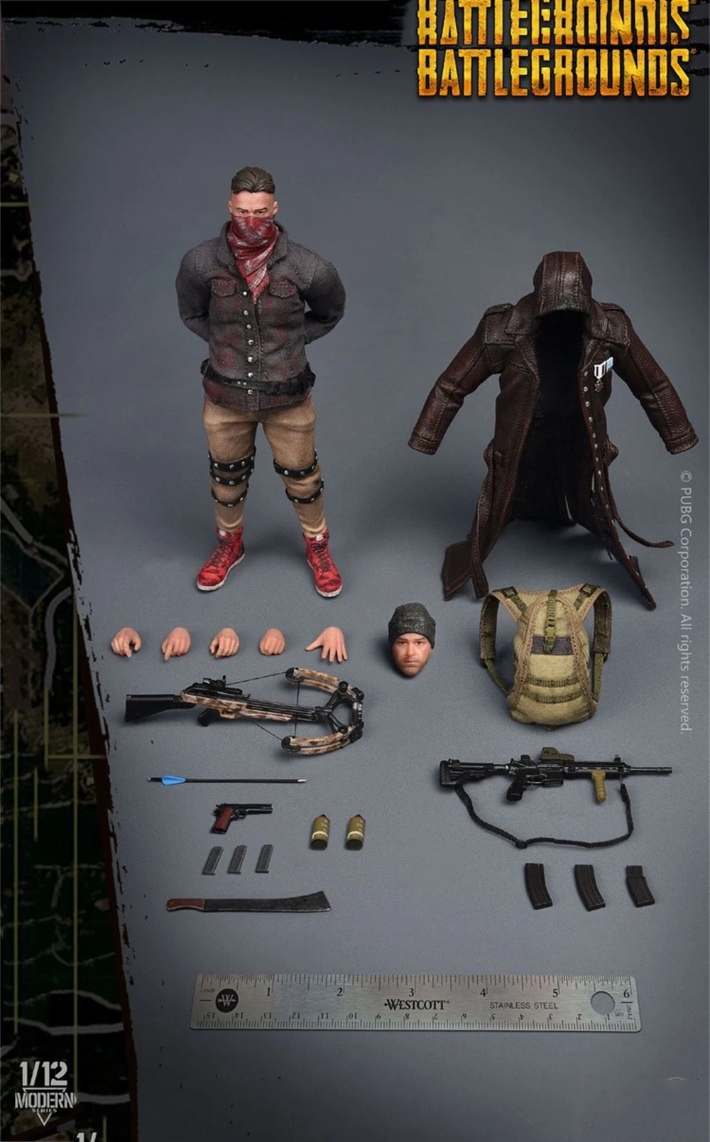 Hot Sale 1/12th SoldierStory SSG-002 Shooting Game Character Winner Chicken Dinner Trench Coat Assassin Full Set 6inch Body
Hot Sale 1/12th SoldierStory SSG-002 Shooting Game Character Winner Chicken Dinner Trench Coat Assassin Full Set 6inch Body
