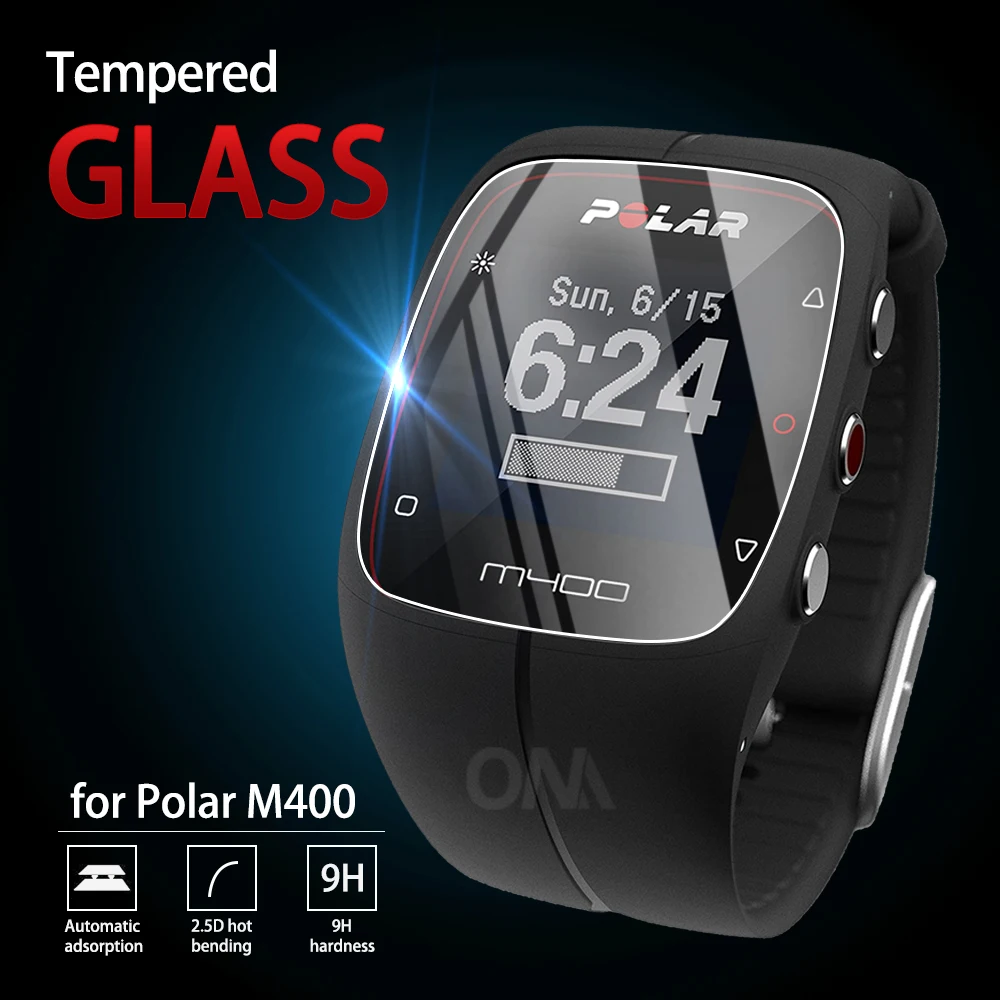 9H Premium Tempered Glass For Polar M400 smart watch Screen Protector Film Accessories
9H Premium Tempered Glass For Polar M400 smart watch Screen Protector Film Accessories