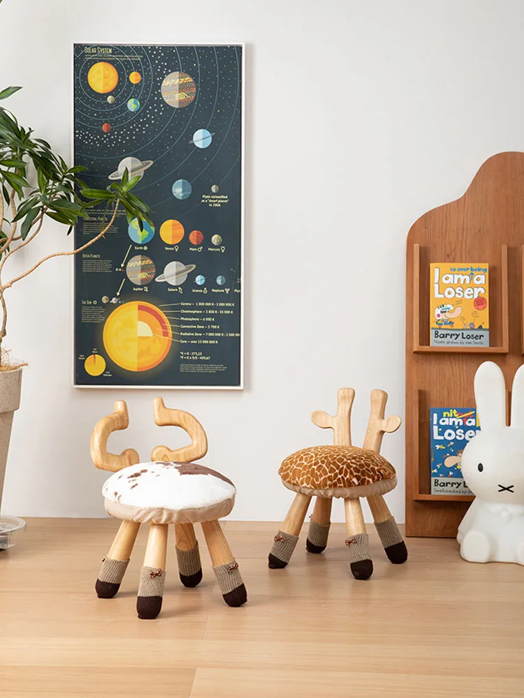 Nordic Deer Chair Living Room Household Furniture Animal Solid Wood Stool Desk Stool Mini Cute Dining Chair
Nordic Deer Chair Living Room Household Furniture Animal Solid Wood Stool Desk Stool Mini Cute Dining Chair