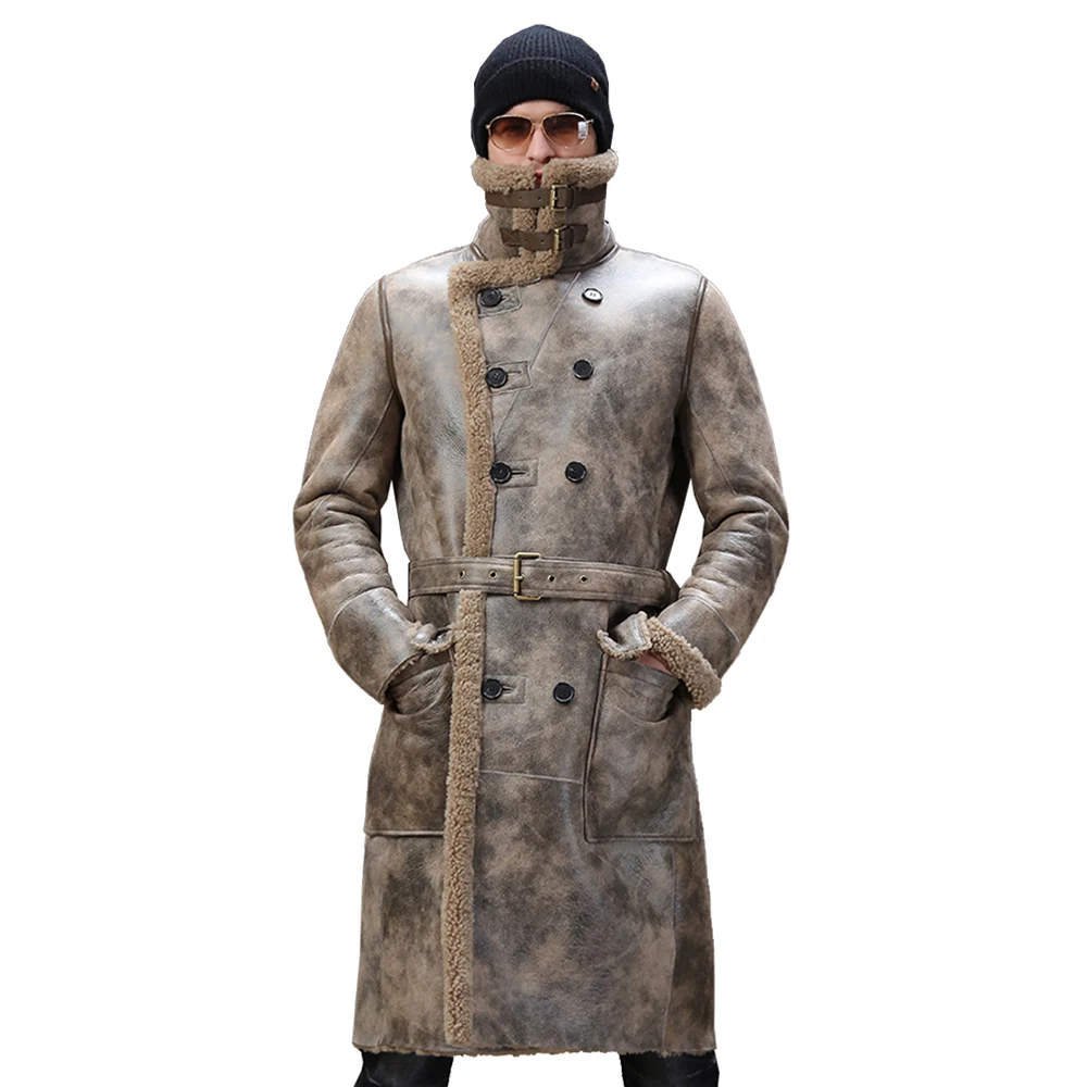 Fashion Sheepskin Fur Coat Genuine Leather Male Formal Winter Long Thick Wool Jacket Sheepskin Shearling Men Fur Coat 4XL
Fashion Sheepskin Fur Coat Genuine Leather Male Formal Winter Long Thick Wool Jacket Sheepskin Shearling Men Fur Coat 4XL