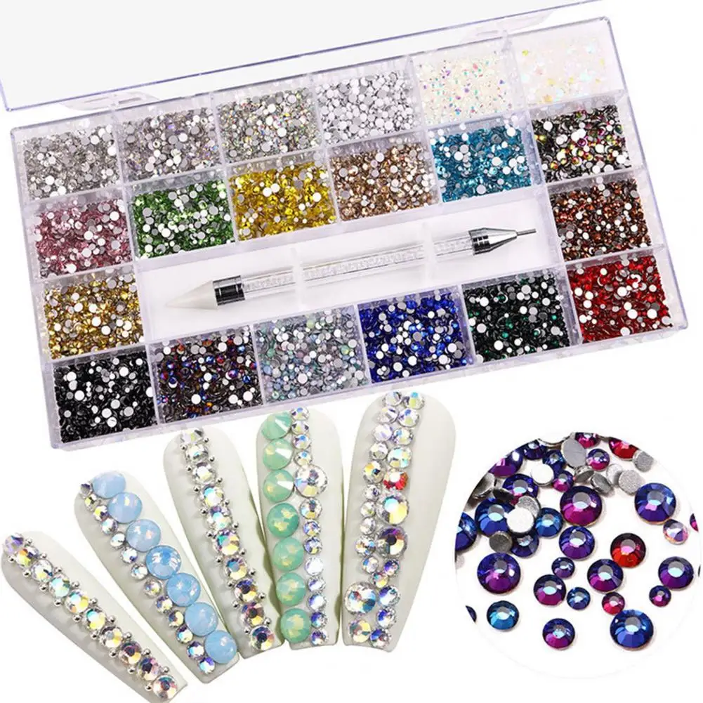 1 Box Nail Rhinestones Multi-shape DIY Design Acrylic Fashion Nail Art Decorations Nail Manicure Set
1 Box Nail Rhinestones Multi-shape DIY Design Acrylic Fashion Nail Art Decorations Nail Manicure Set