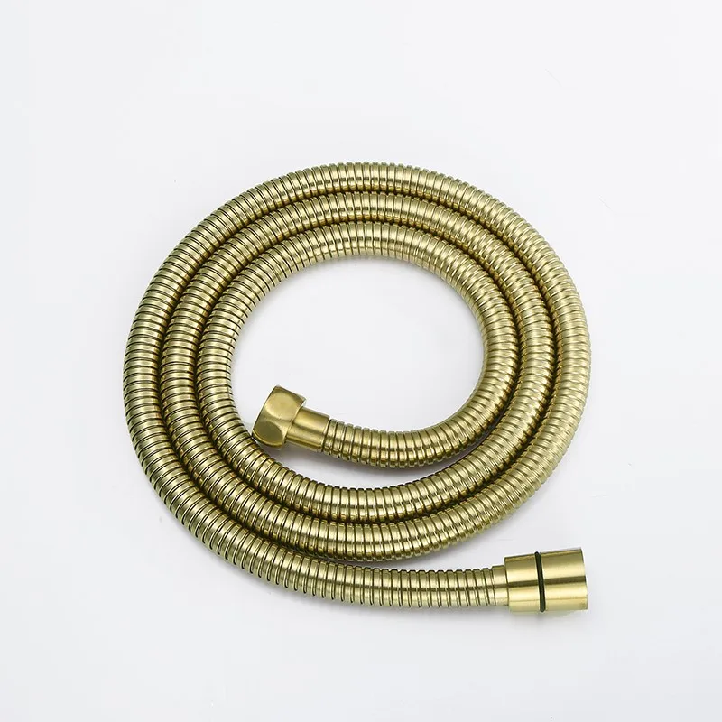 1.5m 59 inch Brushed gold Top quality shower hose,SUS304 stainless steel Shower tube Suitable for shower head Bidet spray part
1.5m 59 inch Brushed gold Top quality shower hose,SUS304 stainless steel Shower tube Suitable for shower head Bidet spray part