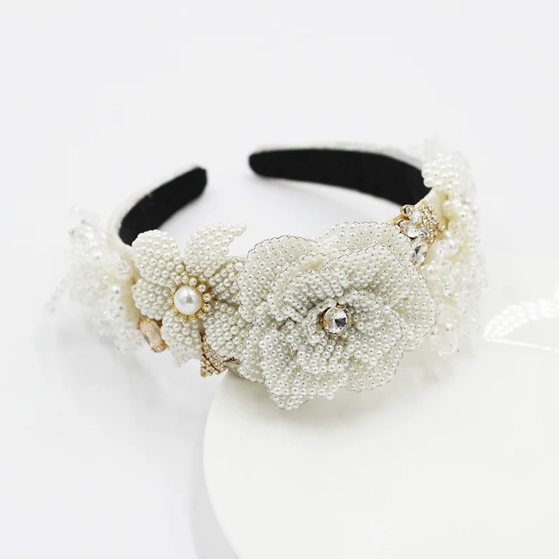 Women's headband with pearl flower crystal particles New Fashion Personality Crystal Pearl Flower Lady Prom Hair Hoop 782
Women's headband with pearl flower crystal particles New Fashion Personality Crystal Pearl Flower Lady Prom Hair Hoop 782