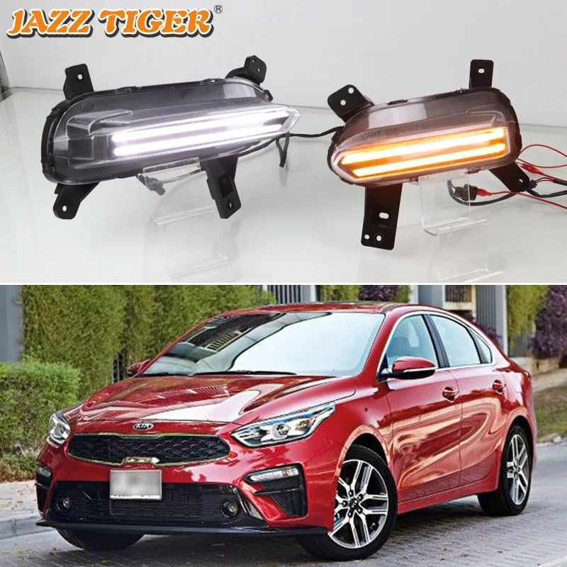 12V Daytime running lights For Kia Cerato 2018 2019 2020 Drl with turn signals LED For car auto Fog lights headlights Foglamps
12V Daytime running lights For Kia Cerato 2018 2019 2020 Drl with turn signals LED For car auto Fog lights headlights Foglamps