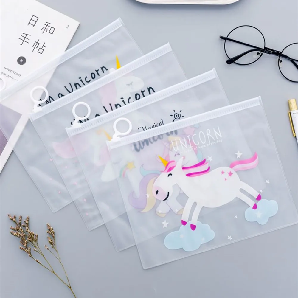 5pcs Korean Girl Heart Pink Unicorn Ring Zipper Bags Cute File Bag for Kids Unicorn Birthday Decorations Transparent Pencil Case
5pcs Korean Girl Heart Pink Unicorn Ring Zipper Bags Cute File Bag for Kids Unicorn Birthday Decorations Transparent Pencil Case
