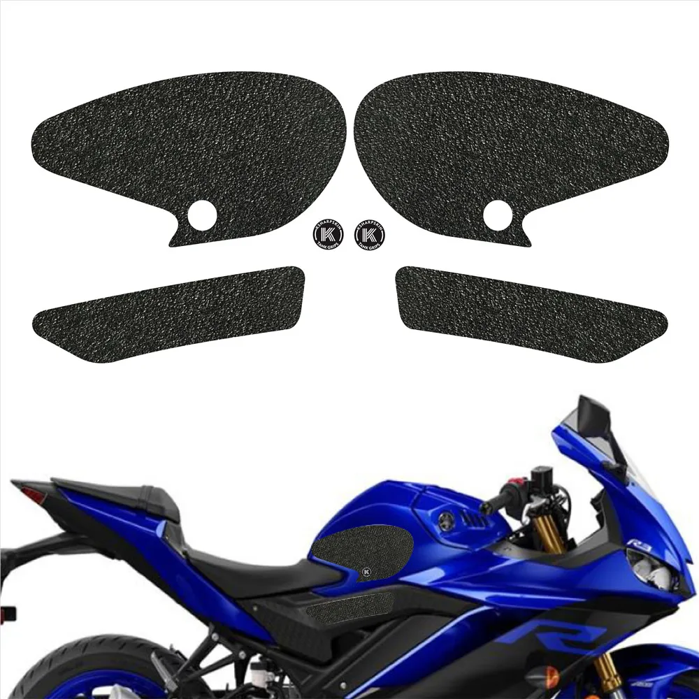 KSHARPSKIN Fuel tank grip motorcycle sticker Fuel tank side protection decal for YAMAHA 19 YZF-R3 YZF R3
KSHARPSKIN Fuel tank grip motorcycle sticker Fuel tank side protection decal for YAMAHA 19 YZF-R3 YZF R3