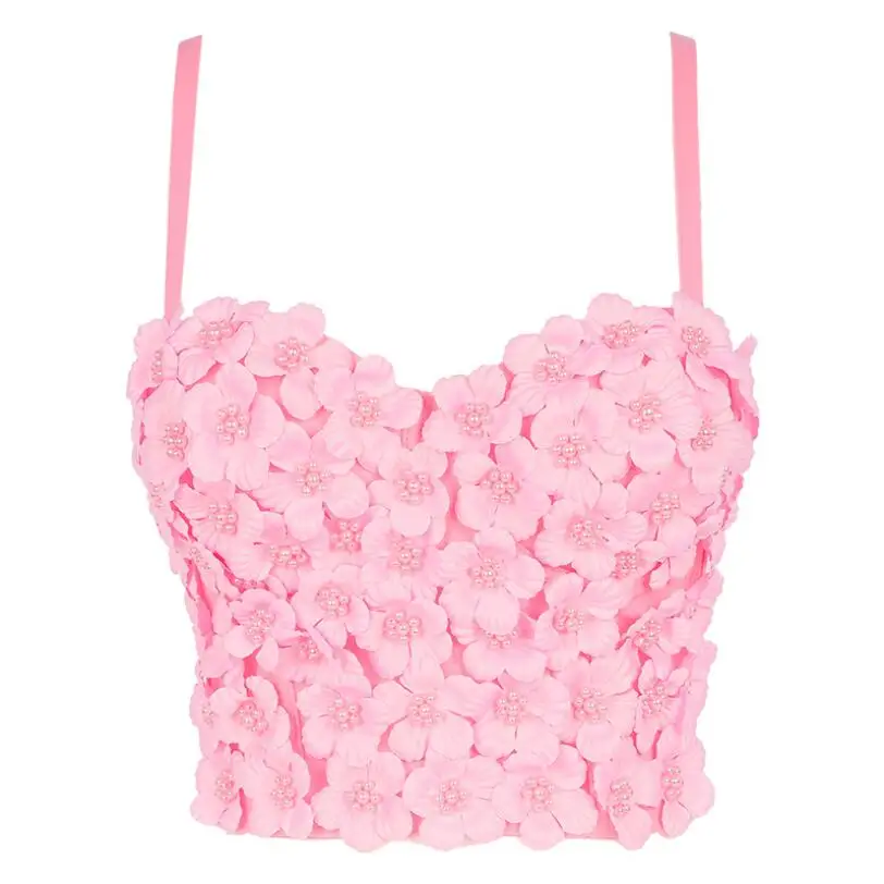 Handmade Beaded Flowers Fashion Bra Carnival Nightclub Party Cropped Crop Top Tank Halter Push Up Bustier Corset Women p105
Handmade Beaded Flowers Fashion Bra Carnival Nightclub Party Cropped Crop Top Tank Halter Push Up Bustier Corset Women p105