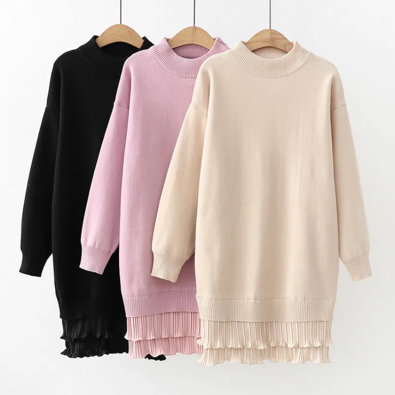 2019 Autumn and Winter New Korean Women Sweaters Solid Color Round Collar Loose Base Sweater Female Long Casual Pullovers H9497
2019 Autumn and Winter New Korean Women Sweaters Solid Color Round Collar Loose Base Sweater Female Long Casual Pullovers H9497