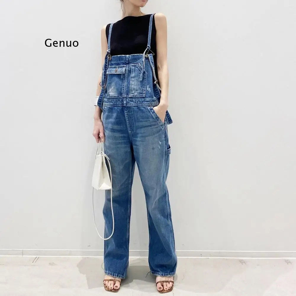 Jean Overalls Women Spring Summer New Korean Fashion Pockets Casual Streetwear Women Jeans
Jean Overalls Women Spring Summer New Korean Fashion Pockets Casual Streetwear Women Jeans