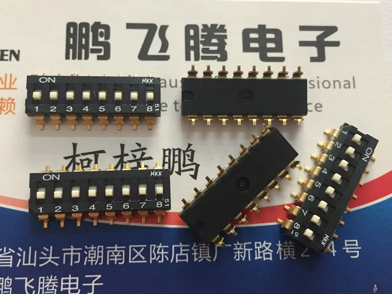1PCS Imported Japanese NKK JS0208AP4-ST dial code switch 8-bit patch 2.54mm key type flat dial 8P
1PCS Imported Japanese NKK JS0208AP4-ST dial code switch 8-bit patch 2.54mm key type flat dial 8P
