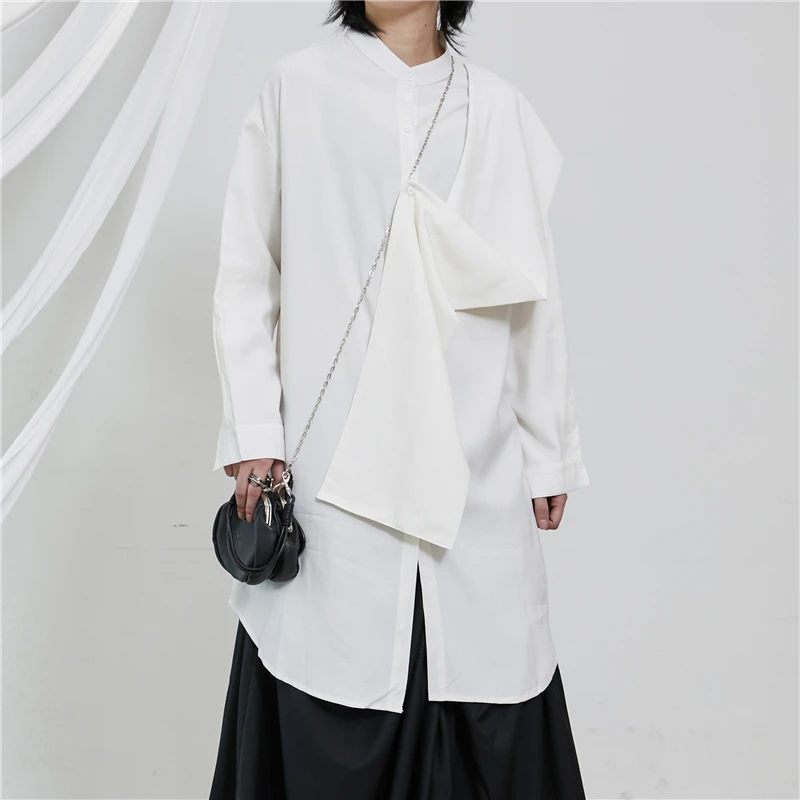 Autumn new style ladies small standing collar solid long sleeve shirt long shirt a variety of wear fashion loose popular
Autumn new style ladies small standing collar solid long sleeve shirt long shirt a variety of wear fashion loose popular