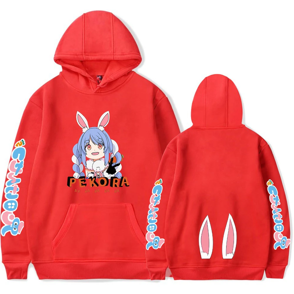 HOLOLIVE VTuber Usada Pekora Print Autumn and Winter Holiday Men/Women Pure Cotton Fleece Hooded Kawaii Novelty Sweet style
HOLOLIVE VTuber Usada Pekora Print Autumn and Winter Holiday Men/Women Pure Cotton Fleece Hooded Kawaii Novelty Sweet style