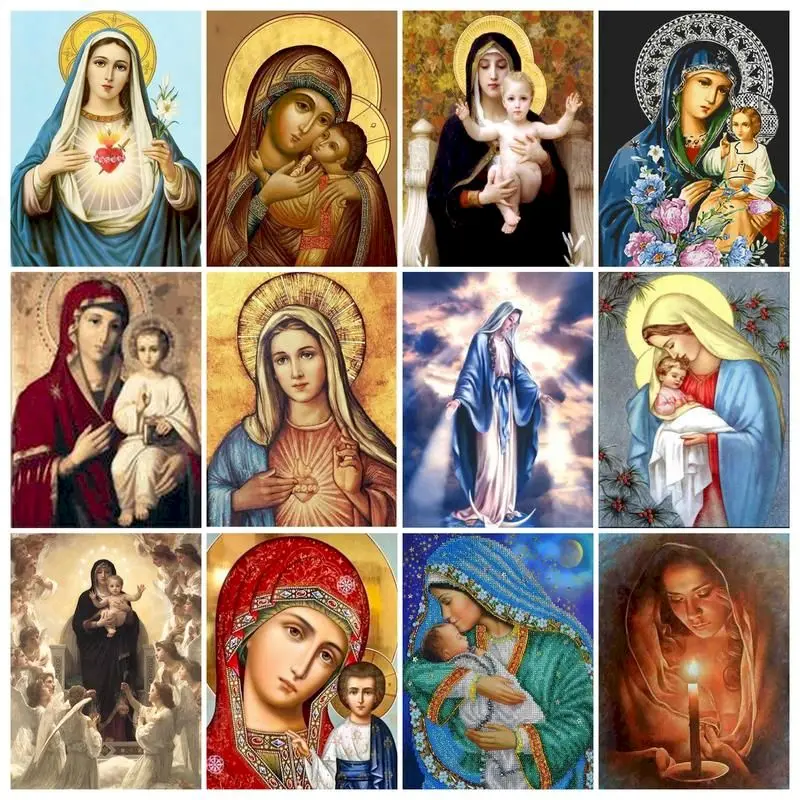 PhotoCustom Religion Oil Painting By Numbers Virgin DIY Paint By Numbers On Canvas Figure 60x75cm Frameless Draw Number Decor
PhotoCustom Religion Oil Painting By Numbers Virgin DIY Paint By Numbers On Canvas Figure 60x75cm Frameless Draw Number Decor