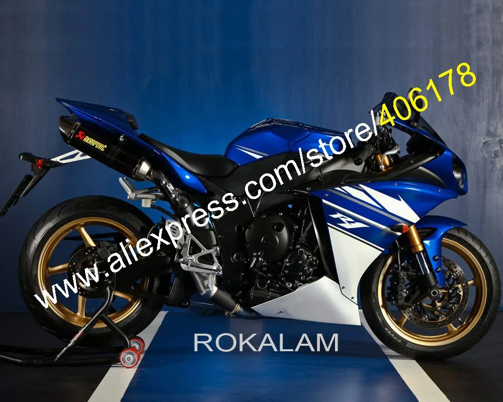 Cowling For Yamaha YZF1000 R1 2009 2010 2011 YZF-R1 YZF 1000 YZF R1 White Blue Road Motorbike Fairing (Injection Molding)
Cowling For Yamaha YZF1000 R1 2009 2010 2011 YZF-R1 YZF 1000 YZF R1 White Blue Road Motorbike Fairing (Injection Molding)