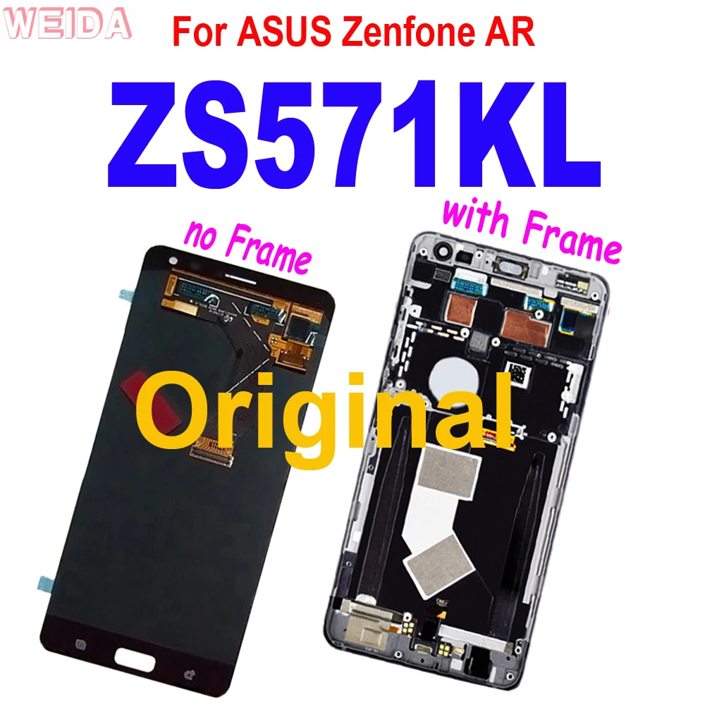 Оригинальный ЖК-дисплей 5,7 дюйма для ASUS Zenfone AR ZS571KL, ЖК-дисплей с сенсорным экраном и дигитайзером в сборе с рамкой для ASUS ZS571KL LCD
Оригинальный ЖК-дисплей 5,7 дюйма для ASUS Zenfone AR ZS571KL, ЖК-дисплей с сенсорным экраном и дигитайзером в сборе с рамкой для ASUS ZS571KL LCD