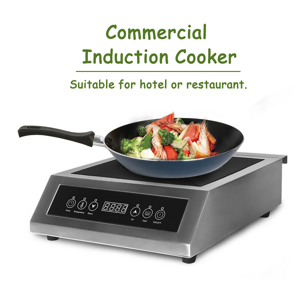 ITOP 3500W Commercial Induction Cooker Hot Plate Induction Cooktops High Power Smart Touch Control Induction Cooker Merci Chef K
ITOP 3500W Commercial Induction Cooker Hot Plate Induction Cooktops High Power Smart Touch Control Induction Cooker Merci Chef K