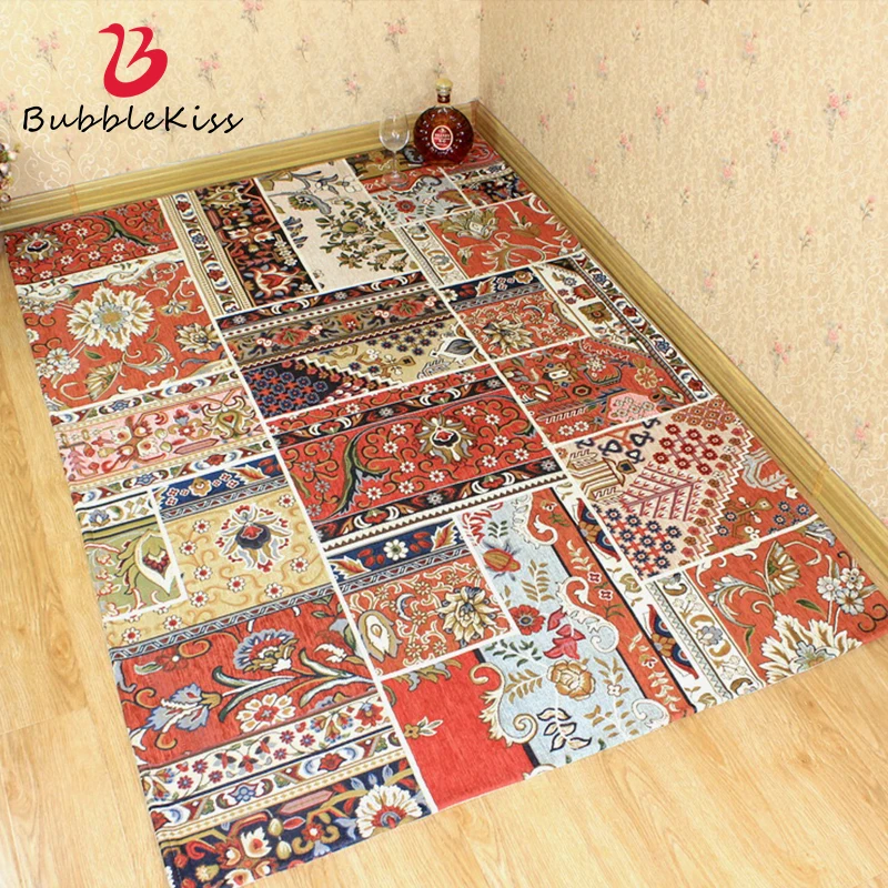 Bubble Kiss Bohemian Jacquard Carpet For Living Room Blue Orange Print Home Bedside Floor Rugs Thicken Hotel Lobby Anti Slip Mat
Bubble Kiss Bohemian Jacquard Carpet For Living Room Blue Orange Print Home Bedside Floor Rugs Thicken Hotel Lobby Anti Slip Mat