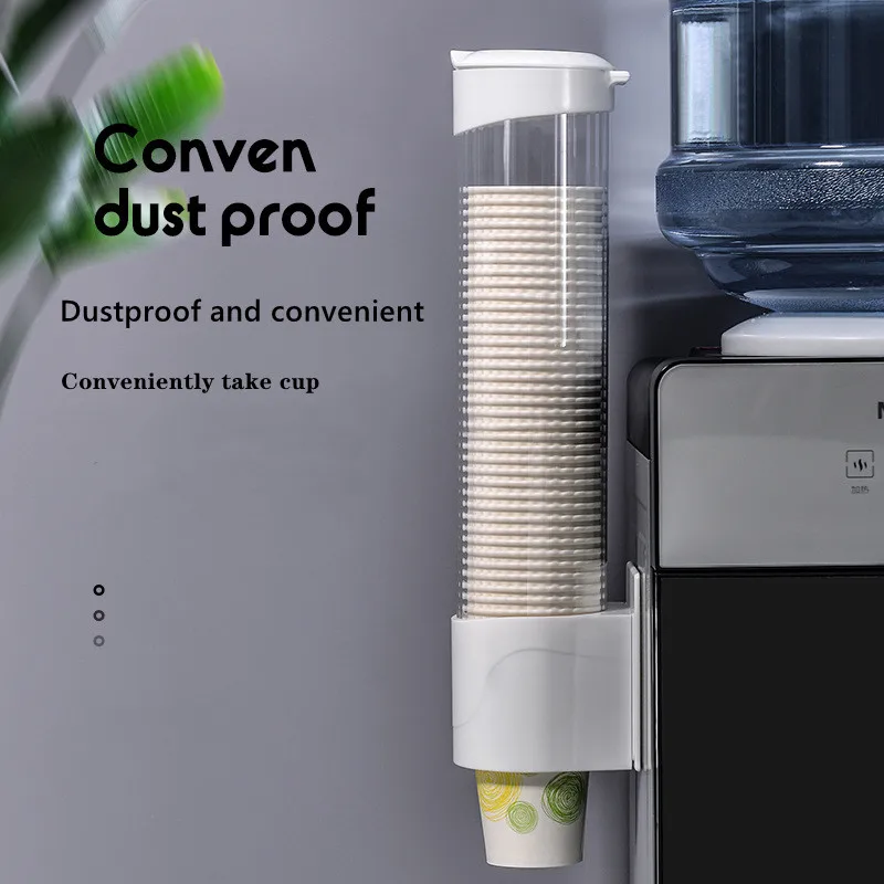 Disposable Paper Cups Dispenser Plastic Cup Holder for Water Dispenser Wall Mounted Automatic Cup Storage Rack Cups Container
Disposable Paper Cups Dispenser Plastic Cup Holder for Water Dispenser Wall Mounted Automatic Cup Storage Rack Cups Container