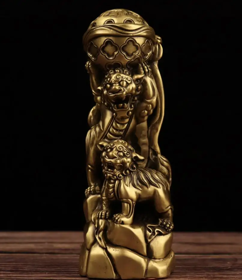 Seiko Brass Double Lion Hydrangea Statue Office Decoration Home Decoration Desktop Decoration Crafts Statue
Seiko Brass Double Lion Hydrangea Statue Office Decoration Home Decoration Desktop Decoration Crafts Statue