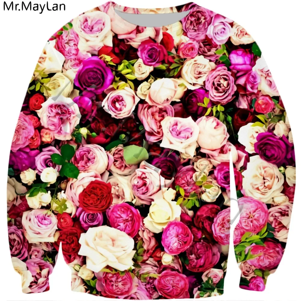 Hipster Rose Flowers 3D Full Printing Sweatshirts Women/Men Streetwear Hoodies Girls Pink Outwear Clothes Casual Fashion Tops
Hipster Rose Flowers 3D Full Printing Sweatshirts Women/Men Streetwear Hoodies Girls Pink Outwear Clothes Casual Fashion Tops