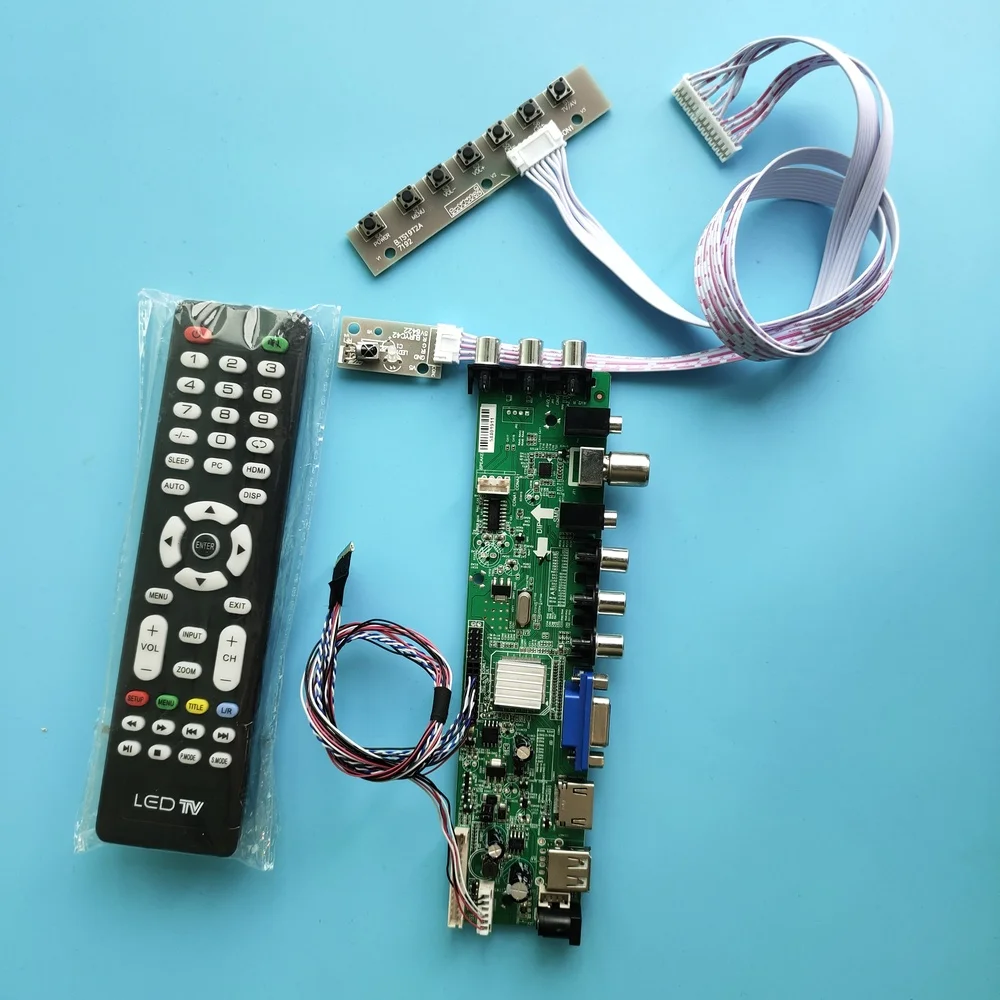 Kit for HV121WX5-110/HV121WX5-111 DVB-T DVB 40pin HDMI remote LED USB VGA TV board digital 1280X800 Signal controller 12.1"
Kit for HV121WX5-110/HV121WX5-111 DVB-T DVB 40pin HDMI remote LED USB VGA TV board digital 1280X800 Signal controller 12.1"