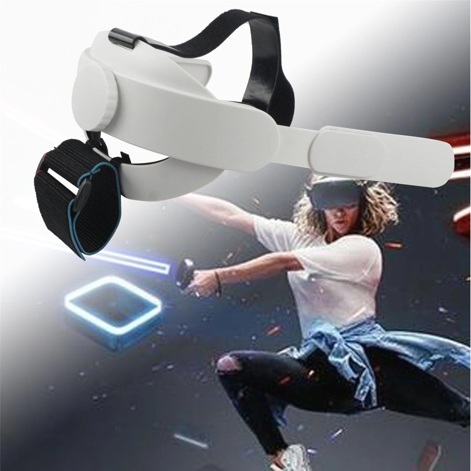Регулируемый головной ремень для Oculus Quest 2 VR Фиксирующий Ремень для аккумулятора
Регулируемый головной ремень для Oculus Quest 2 VR Фиксирующий Ремень для аккумулятора