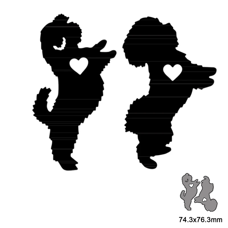 2pcs Metal Cutting Dies Cut Die Mold Animal Dog Heart Decoration Scrapbook Paper Craft Knife Mould Blade Punch Stencils Dies New
2pcs Metal Cutting Dies Cut Die Mold Animal Dog Heart Decoration Scrapbook Paper Craft Knife Mould Blade Punch Stencils Dies New