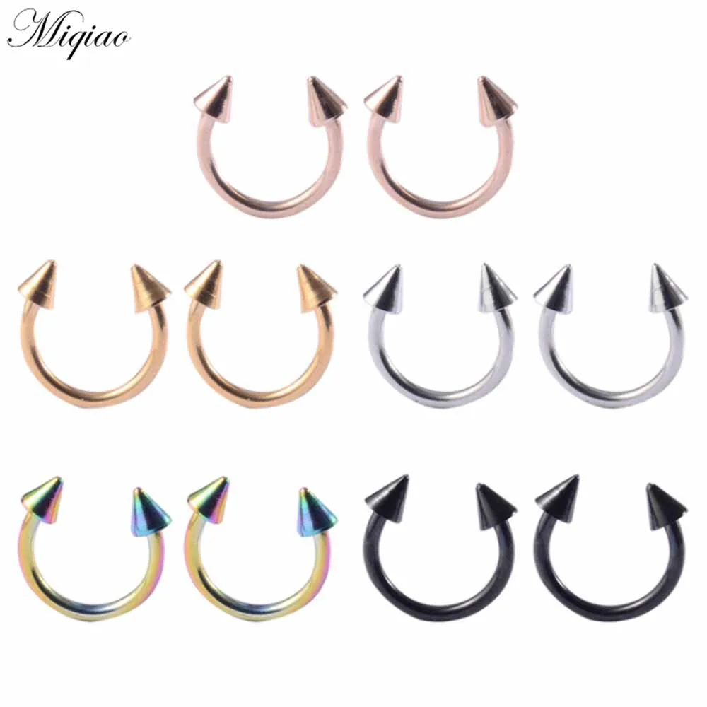 Miqiao 10pcs Explosive Stainless Steel Curved Rod Sharp Cone Lip Ring Exquisite Human Body Piercing Jewelry
Miqiao 10pcs Explosive Stainless Steel Curved Rod Sharp Cone Lip Ring Exquisite Human Body Piercing Jewelry