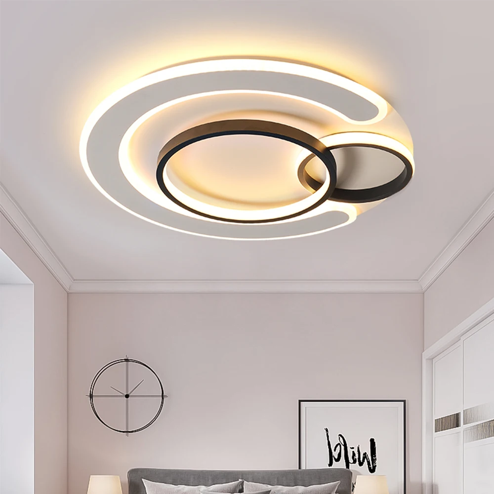 Modern Round Ceiling Light Panels with Remote LED Black Metal Chandelier Lighting Ring Lamp for Living Room Bedroom Kitchen Loft
Modern Round Ceiling Light Panels with Remote LED Black Metal Chandelier Lighting Ring Lamp for Living Room Bedroom Kitchen Loft