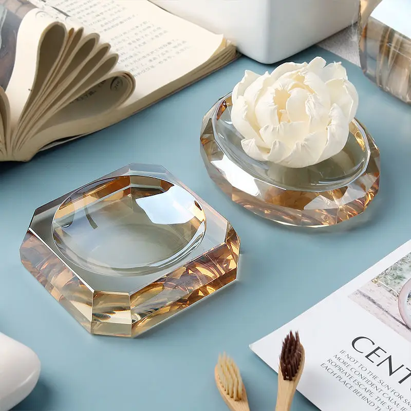 Light Luxury Crystal Glass Soap Box Bathroom Soap Holder Dish Storage Plate Tray Bathroom Shower Supplies Bathroom Rack Soap Box
Light Luxury Crystal Glass Soap Box Bathroom Soap Holder Dish Storage Plate Tray Bathroom Shower Supplies Bathroom Rack Soap Box