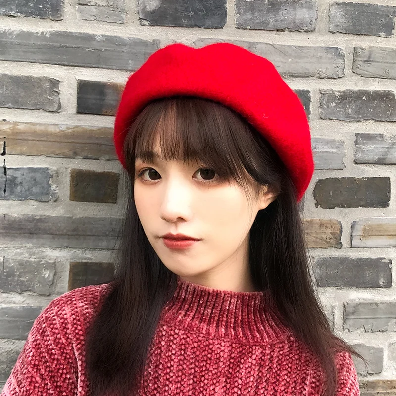 H3546 Women Beret Hat Korean Pure Color Simple Wool Painter Retro Cap Female Autumn Winter Japanese Warm Fashion Pumpkin Hats
H3546 Women Beret Hat Korean Pure Color Simple Wool Painter Retro Cap Female Autumn Winter Japanese Warm Fashion Pumpkin Hats
