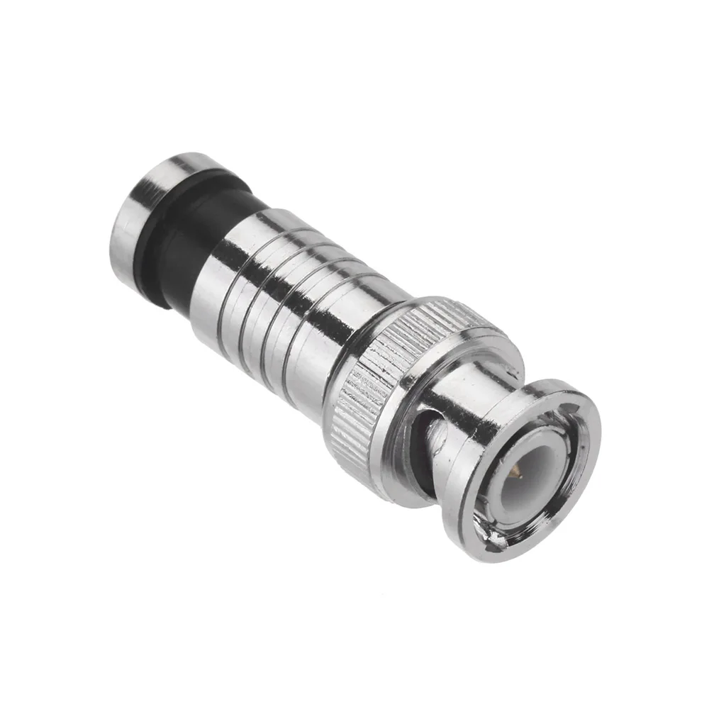 10 Pieces BNC Male Compression Connectors RG59 Cable Adaptor Terminator Jack Plug
10 Pieces BNC Male Compression Connectors RG59 Cable Adaptor Terminator Jack Plug