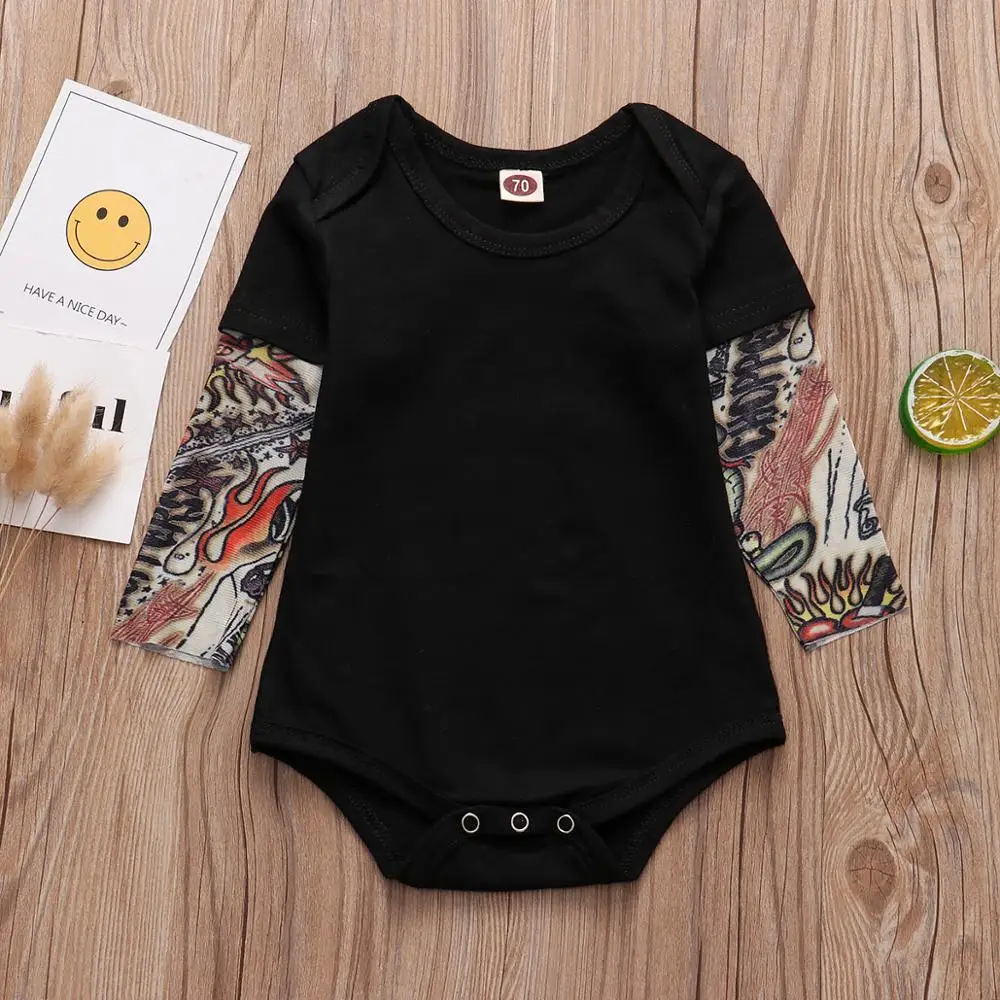 Infant Baby Romper Summer Autumn Cotton Tattoo Sleeves Rock Climbing Clothes 2019 Newborn Baby Clothing Infant Boy girl Jumpsuit
Infant Baby Romper Summer Autumn Cotton Tattoo Sleeves Rock Climbing Clothes 2019 Newborn Baby Clothing Infant Boy girl Jumpsuit