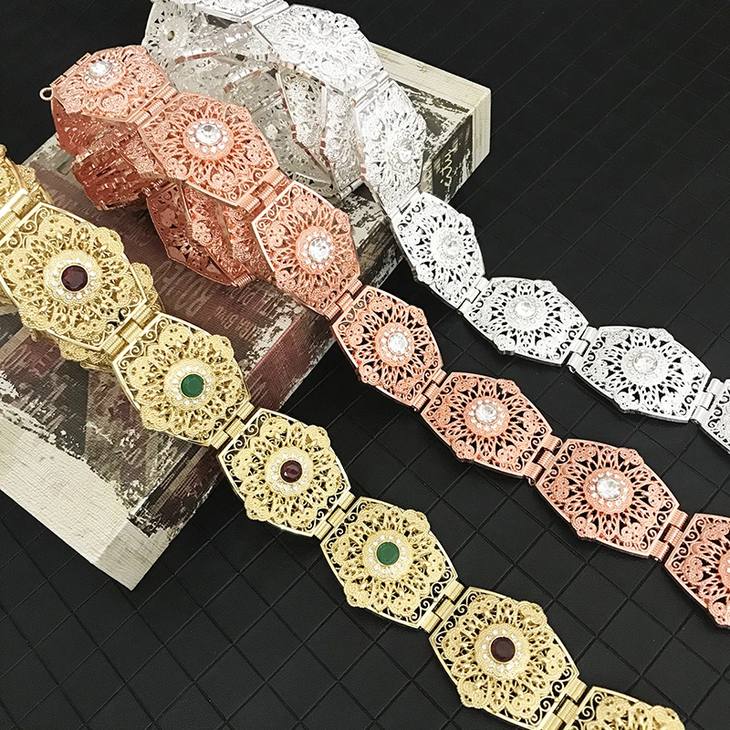 Moroccan-style flower design metal belt elegant caftan waistand for women's wedding party waist chain accessories gift
Moroccan-style flower design metal belt elegant caftan waistand for women's wedding party waist chain accessories gift