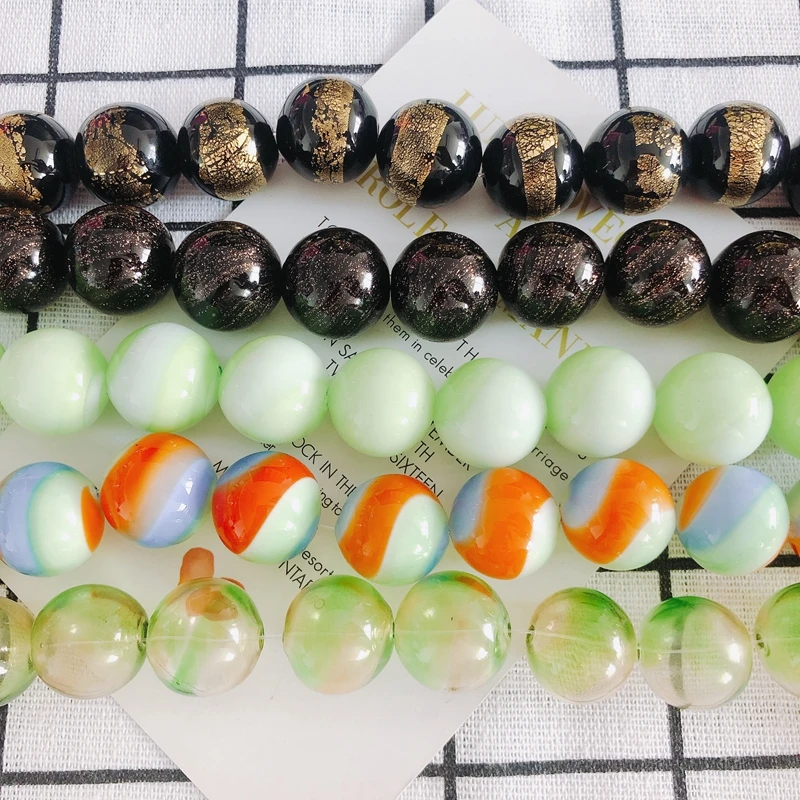 DIY jewelry accessories gold foil paper beads halo dyed glass beads jewelry accessories materials
DIY jewelry accessories gold foil paper beads halo dyed glass beads jewelry accessories materials