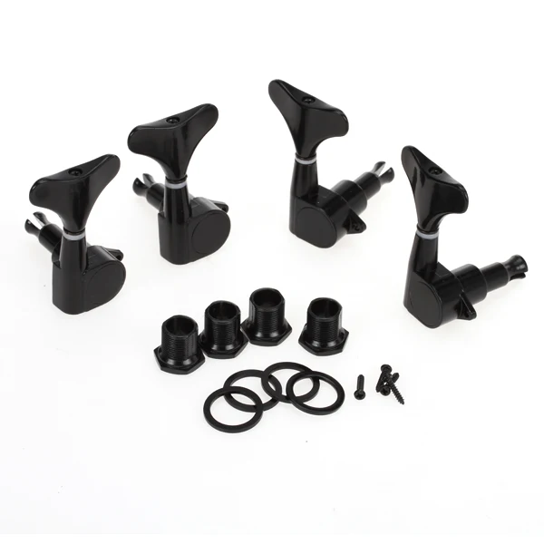 4R Zinc Alloy Guitar String Machine Heads Tuning Pegs Keys Tuners For 4 Strings Bass Guitar - Black
4R Zinc Alloy Guitar String Machine Heads Tuning Pegs Keys Tuners For 4 Strings Bass Guitar - Black